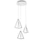 Afx Gianna Three Pendant, 3000K 120V, Satin Nickel GNAP15L30D1SNRND3 - alternate 1
